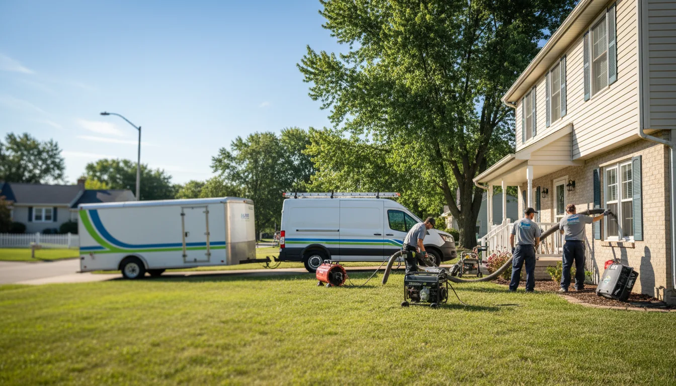 Flooded Basement Restoration And Cleanup With Repair in Hillsboro, IN near me